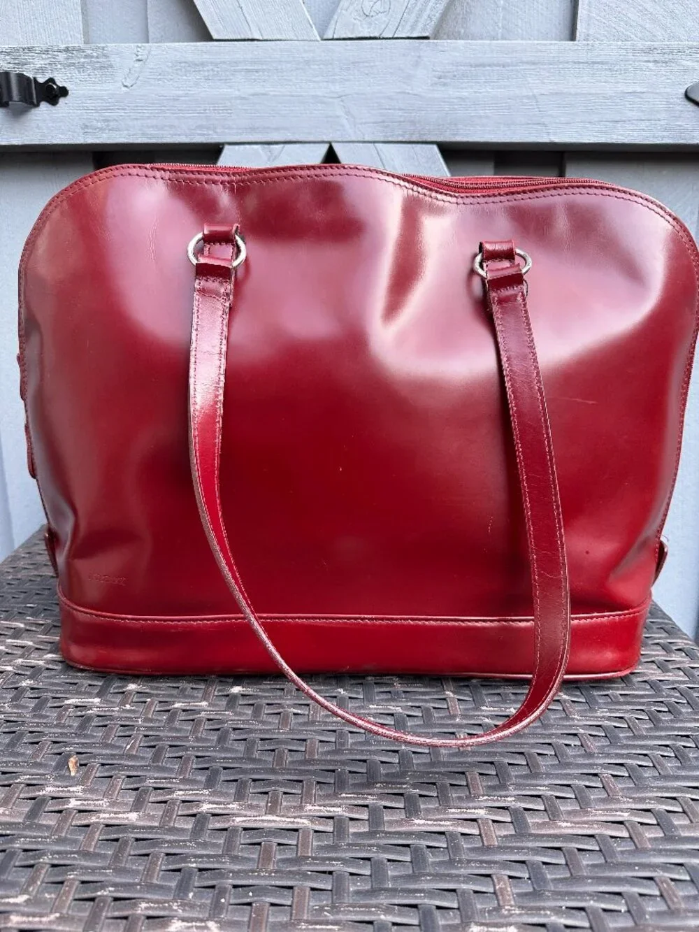 Korchmar Burgundy Top Grain Leather 15